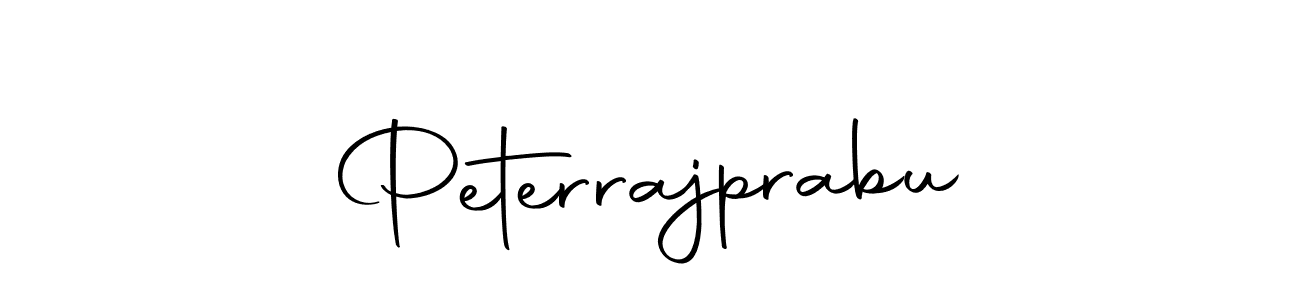 Use a signature maker to create a handwritten signature online. With this signature software, you can design (Autography-DOLnW) your own signature for name Peterrajprabu. Peterrajprabu signature style 10 images and pictures png