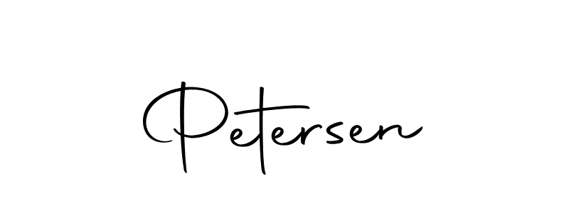 Make a beautiful signature design for name Petersen. With this signature (Autography-DOLnW) style, you can create a handwritten signature for free. Petersen signature style 10 images and pictures png