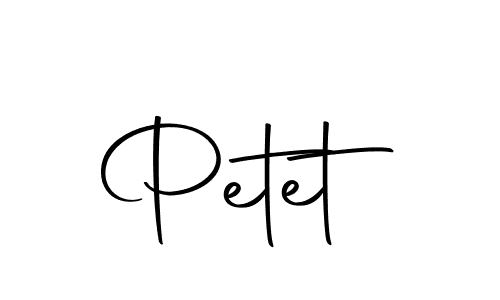 Create a beautiful signature design for name Petet. With this signature (Autography-DOLnW) fonts, you can make a handwritten signature for free. Petet signature style 10 images and pictures png