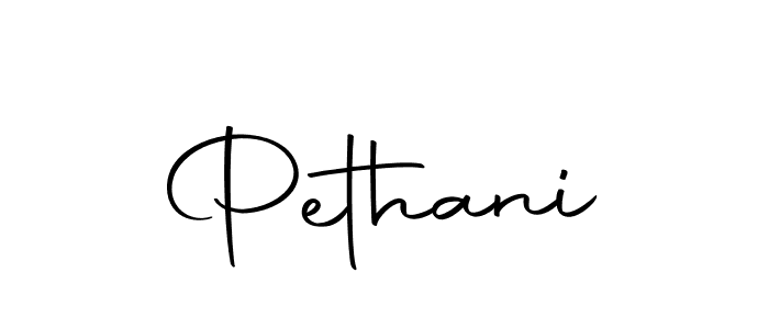 Create a beautiful signature design for name Pethani. With this signature (Autography-DOLnW) fonts, you can make a handwritten signature for free. Pethani signature style 10 images and pictures png