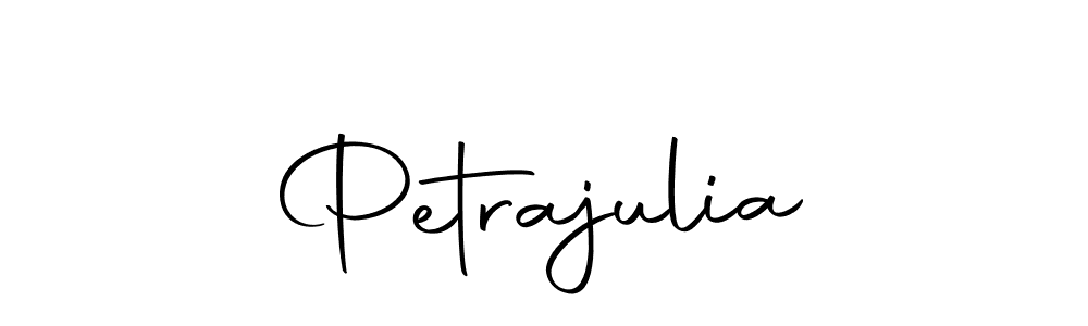 Similarly Autography-DOLnW is the best handwritten signature design. Signature creator online .You can use it as an online autograph creator for name Petrajulia. Petrajulia signature style 10 images and pictures png