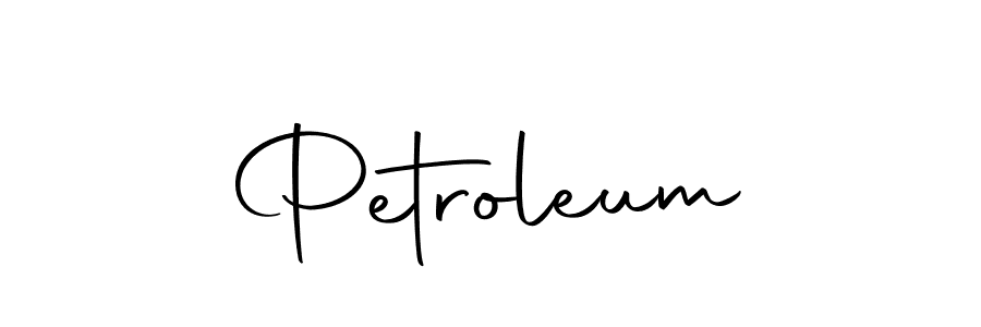 Design your own signature with our free online signature maker. With this signature software, you can create a handwritten (Autography-DOLnW) signature for name Petroleum. Petroleum signature style 10 images and pictures png