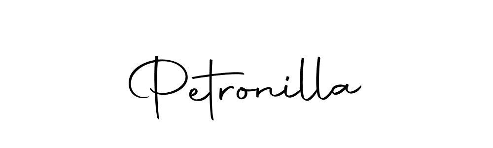 Use a signature maker to create a handwritten signature online. With this signature software, you can design (Autography-DOLnW) your own signature for name Petronilla. Petronilla signature style 10 images and pictures png