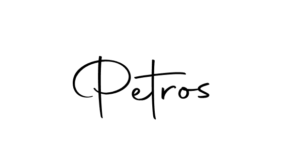 How to make Petros name signature. Use Autography-DOLnW style for creating short signs online. This is the latest handwritten sign. Petros signature style 10 images and pictures png
