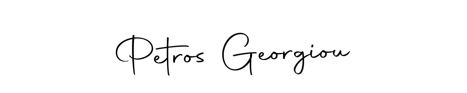 Make a short Petros Georgiou signature style. Manage your documents anywhere anytime using Autography-DOLnW. Create and add eSignatures, submit forms, share and send files easily. Petros Georgiou signature style 10 images and pictures png