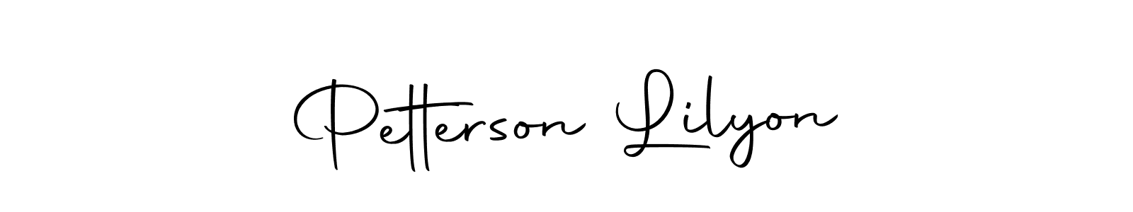 Make a beautiful signature design for name Petterson Lilyon. Use this online signature maker to create a handwritten signature for free. Petterson Lilyon signature style 10 images and pictures png