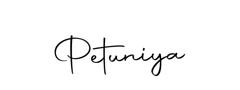 How to make Petuniya signature? Autography-DOLnW is a professional autograph style. Create handwritten signature for Petuniya name. Petuniya signature style 10 images and pictures png
