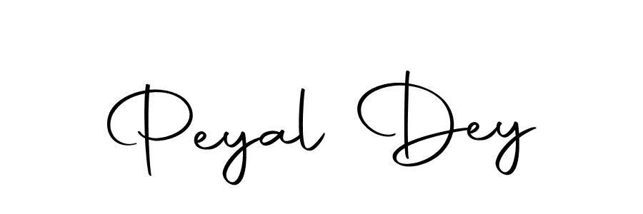 How to make Peyal Dey name signature. Use Autography-DOLnW style for creating short signs online. This is the latest handwritten sign. Peyal Dey signature style 10 images and pictures png
