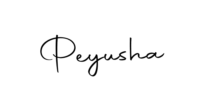 Design your own signature with our free online signature maker. With this signature software, you can create a handwritten (Autography-DOLnW) signature for name Peyusha. Peyusha signature style 10 images and pictures png