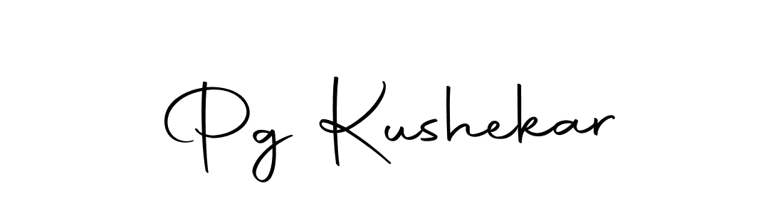 Make a beautiful signature design for name Pg Kushekar. Use this online signature maker to create a handwritten signature for free. Pg Kushekar signature style 10 images and pictures png