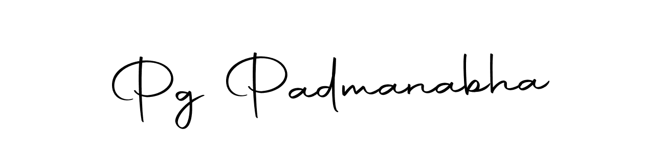 Use a signature maker to create a handwritten signature online. With this signature software, you can design (Autography-DOLnW) your own signature for name Pg Padmanabha. Pg Padmanabha signature style 10 images and pictures png