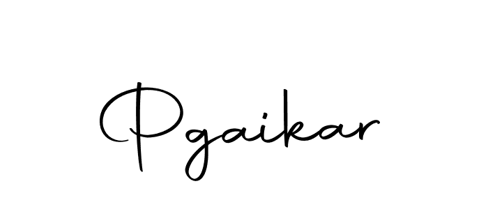 Make a beautiful signature design for name Pgaikar. Use this online signature maker to create a handwritten signature for free. Pgaikar signature style 10 images and pictures png