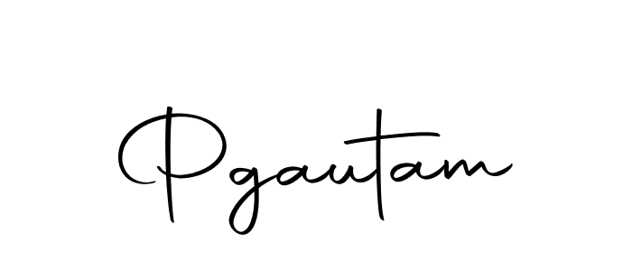 Use a signature maker to create a handwritten signature online. With this signature software, you can design (Autography-DOLnW) your own signature for name Pgautam. Pgautam signature style 10 images and pictures png