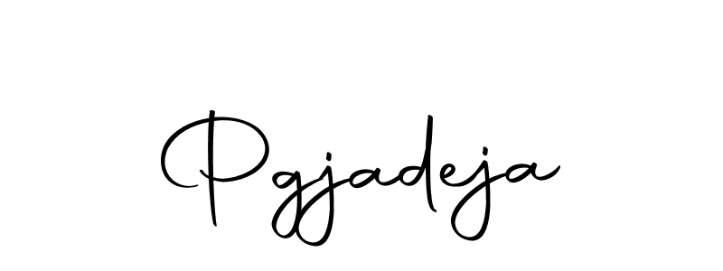 You can use this online signature creator to create a handwritten signature for the name Pgjadeja. This is the best online autograph maker. Pgjadeja signature style 10 images and pictures png