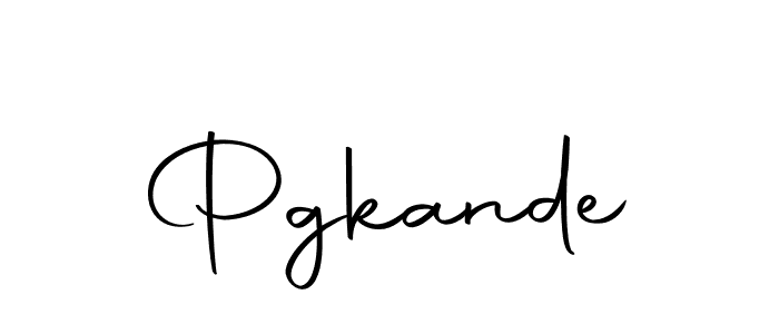 Similarly Autography-DOLnW is the best handwritten signature design. Signature creator online .You can use it as an online autograph creator for name Pgkande. Pgkande signature style 10 images and pictures png