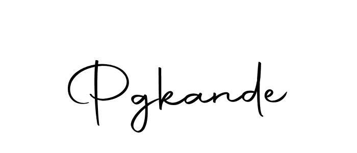 Make a beautiful signature design for name Pgkande. With this signature (Autography-DOLnW) style, you can create a handwritten signature for free. Pgkande signature style 10 images and pictures png