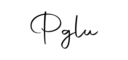 A stylish, flowing autograph style designed for name Pglu using Autography-DOLnW typography. Perfect for digital creative projects. Pglu signature style 10 images and pictures png