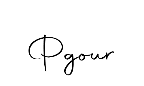 Create a beautiful signature design for name Pgour. With this signature (Autography-DOLnW) fonts, you can make a handwritten signature for free. Pgour signature style 10 images and pictures png