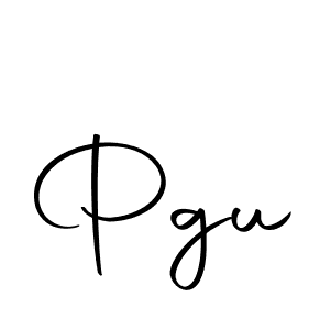How to make Pgu signature? Autography-DOLnW is a professional autograph style. Create handwritten signature for Pgu name. Pgu signature style 10 images and pictures png