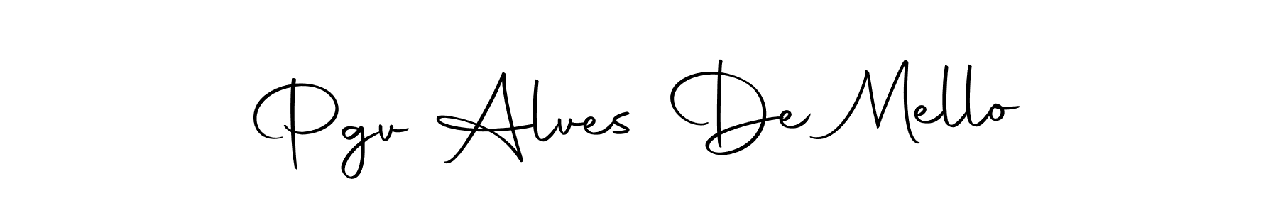 Also You can easily find your signature by using the search form. We will create Pgv Alves De Mello name handwritten signature images for you free of cost using Autography-DOLnW sign style. Pgv Alves De Mello signature style 10 images and pictures png