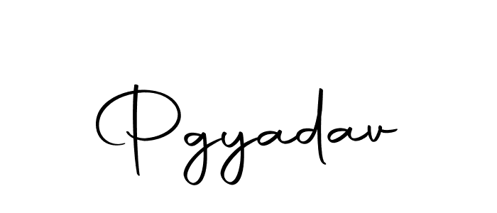 Make a beautiful signature design for name Pgyadav. Use this online signature maker to create a handwritten signature for free. Pgyadav signature style 10 images and pictures png