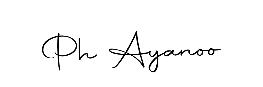 Create a beautiful signature design for name Ph Ayanoo. With this signature (Autography-DOLnW) fonts, you can make a handwritten signature for free. Ph Ayanoo signature style 10 images and pictures png