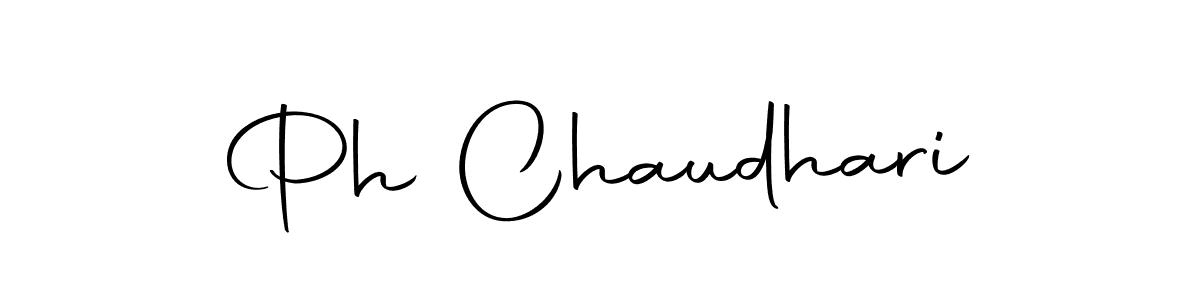 Make a short Ph Chaudhari signature style. Manage your documents anywhere anytime using Autography-DOLnW. Create and add eSignatures, submit forms, share and send files easily. Ph Chaudhari signature style 10 images and pictures png