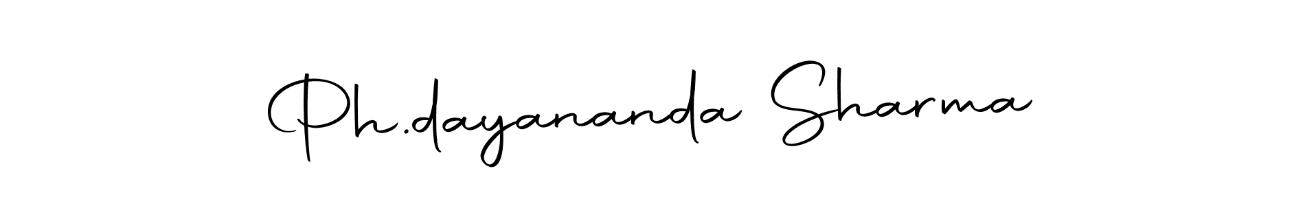 Make a beautiful signature design for name Ph.dayananda Sharma. Use this online signature maker to create a handwritten signature for free. Ph.dayananda Sharma signature style 10 images and pictures png