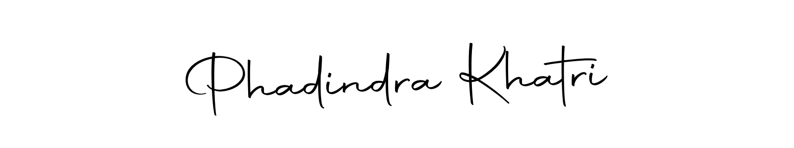 You should practise on your own different ways (Autography-DOLnW) to write your name (Phadindra Khatri) in signature. don't let someone else do it for you. Phadindra Khatri signature style 10 images and pictures png