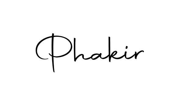 Create a beautiful signature design for name Phakir. With this signature (Autography-DOLnW) fonts, you can make a handwritten signature for free. Phakir signature style 10 images and pictures png