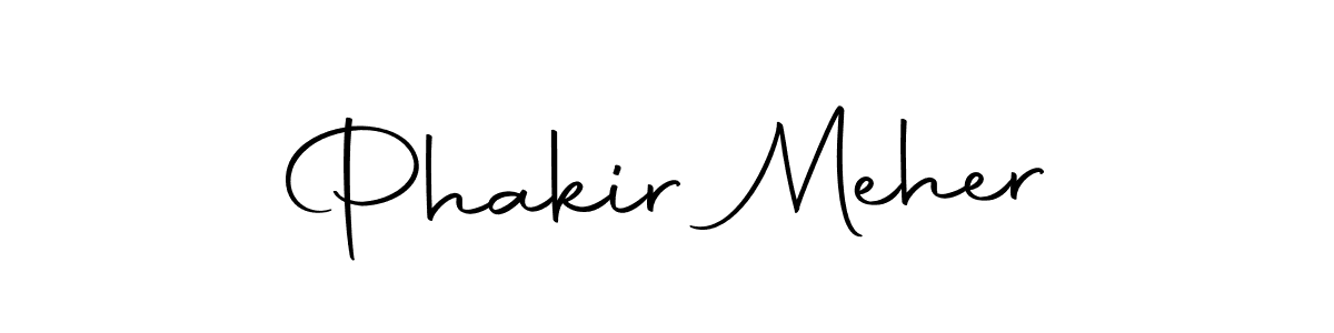 Similarly Autography-DOLnW is the best handwritten signature design. Signature creator online .You can use it as an online autograph creator for name Phakir Meher. Phakir Meher signature style 10 images and pictures png