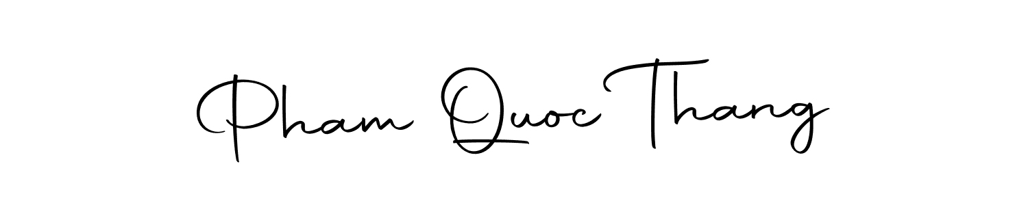 You should practise on your own different ways (Autography-DOLnW) to write your name (Pham Quoc Thang) in signature. don't let someone else do it for you. Pham Quoc Thang signature style 10 images and pictures png