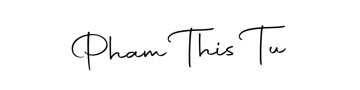 The best way (Autography-DOLnW) to make a short signature is to pick only two or three words in your name. The name Pham This Tu include a total of six letters. For converting this name. Pham This Tu signature style 10 images and pictures png