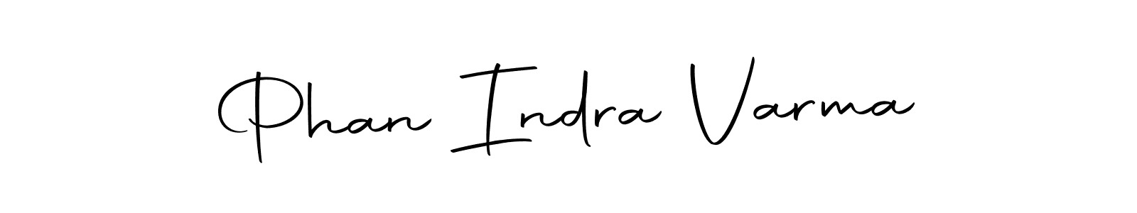Make a short Phan Indra Varma signature style. Manage your documents anywhere anytime using Autography-DOLnW. Create and add eSignatures, submit forms, share and send files easily. Phan Indra Varma signature style 10 images and pictures png