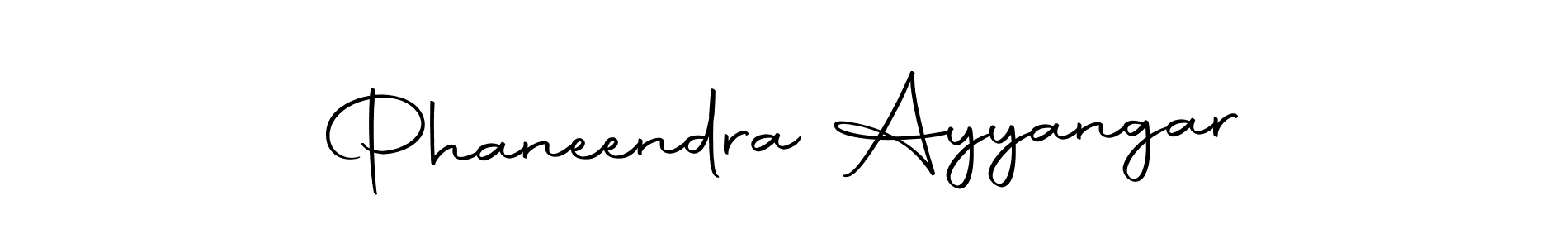 Create a beautiful signature design for name Phaneendra Ayyangar. With this signature (Autography-DOLnW) fonts, you can make a handwritten signature for free. Phaneendra Ayyangar signature style 10 images and pictures png