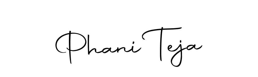 Create a beautiful signature design for name Phani Teja. With this signature (Autography-DOLnW) fonts, you can make a handwritten signature for free. Phani Teja signature style 10 images and pictures png