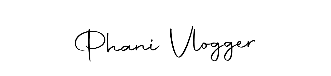 Design your own signature with our free online signature maker. With this signature software, you can create a handwritten (Autography-DOLnW) signature for name Phani Vlogger. Phani Vlogger signature style 10 images and pictures png