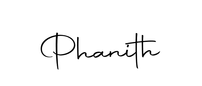 Design your own signature with our free online signature maker. With this signature software, you can create a handwritten (Autography-DOLnW) signature for name Phanith. Phanith signature style 10 images and pictures png