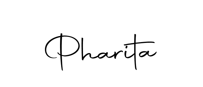 Pharita stylish signature style. Best Handwritten Sign (Autography-DOLnW) for my name. Handwritten Signature Collection Ideas for my name Pharita. Pharita signature style 10 images and pictures png