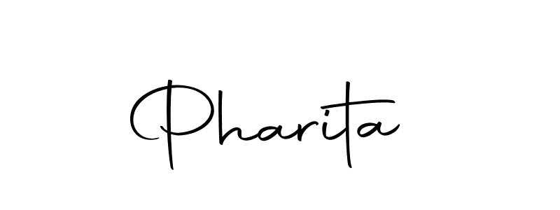 Use a signature maker to create a handwritten signature online. With this signature software, you can design (Autography-DOLnW) your own signature for name Pharita . Pharita  signature style 10 images and pictures png