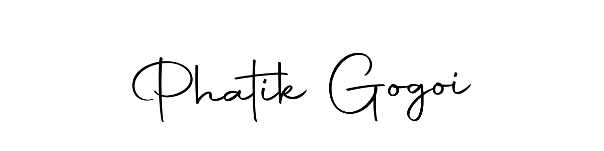It looks lik you need a new signature style for name Phatik Gogoi. Design unique handwritten (Autography-DOLnW) signature with our free signature maker in just a few clicks. Phatik Gogoi signature style 10 images and pictures png
