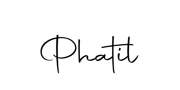 Phatil stylish signature style. Best Handwritten Sign (Autography-DOLnW) for my name. Handwritten Signature Collection Ideas for my name Phatil. Phatil signature style 10 images and pictures png