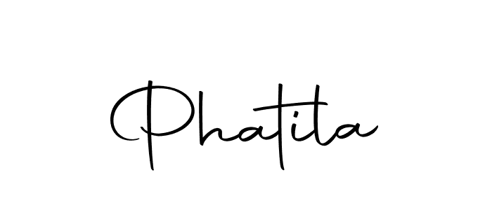 Make a beautiful signature design for name Phatila. With this signature (Autography-DOLnW) style, you can create a handwritten signature for free. Phatila signature style 10 images and pictures png