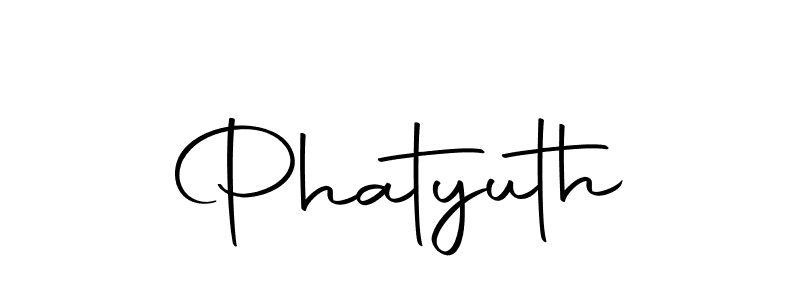 Make a beautiful signature design for name Phatyuth. Use this online signature maker to create a handwritten signature for free. Phatyuth signature style 10 images and pictures png
