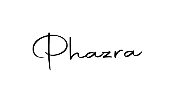 Design your own signature with our free online signature maker. With this signature software, you can create a handwritten (Autography-DOLnW) signature for name Phazra. Phazra signature style 10 images and pictures png