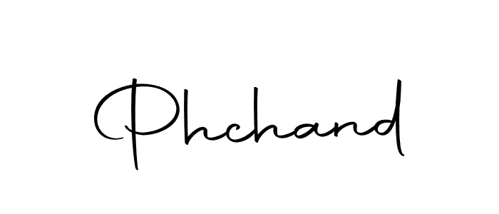 How to make Phchand signature? Autography-DOLnW is a professional autograph style. Create handwritten signature for Phchand name. Phchand signature style 10 images and pictures png