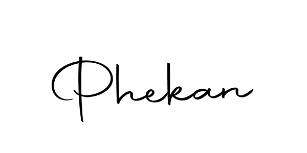 Make a beautiful signature design for name Phekan. With this signature (Autography-DOLnW) style, you can create a handwritten signature for free. Phekan signature style 10 images and pictures png