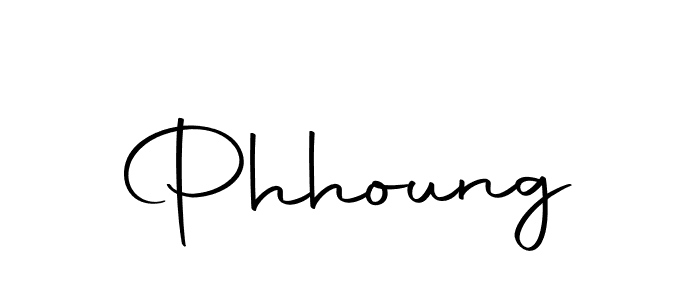 Phhoung stylish signature style. Best Handwritten Sign (Autography-DOLnW) for my name. Handwritten Signature Collection Ideas for my name Phhoung. Phhoung signature style 10 images and pictures png