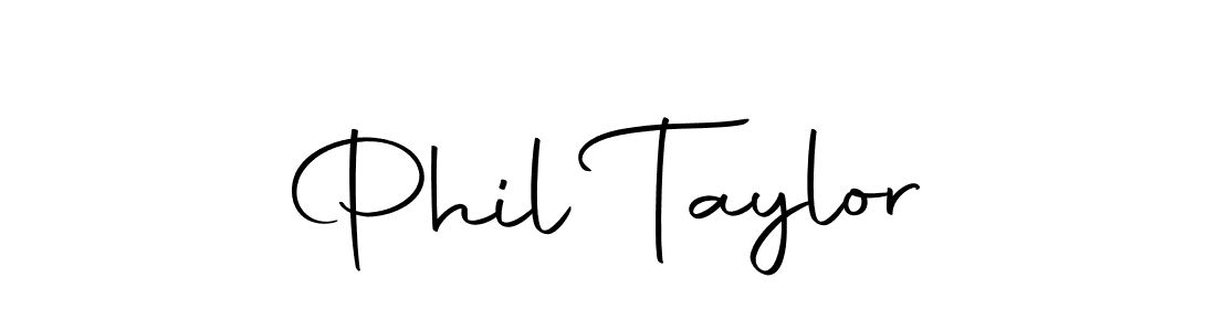 Create a beautiful signature design for name Phil Taylor. With this signature (Autography-DOLnW) fonts, you can make a handwritten signature for free. Phil Taylor signature style 10 images and pictures png