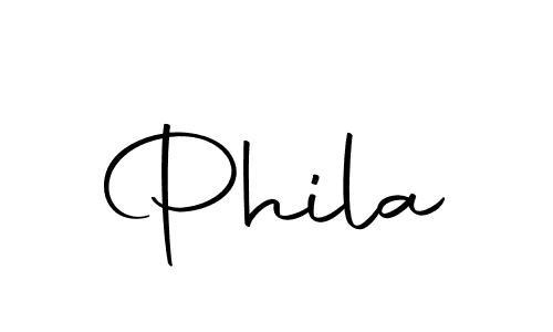 How to make Phila signature? Autography-DOLnW is a professional autograph style. Create handwritten signature for Phila name. Phila signature style 10 images and pictures png